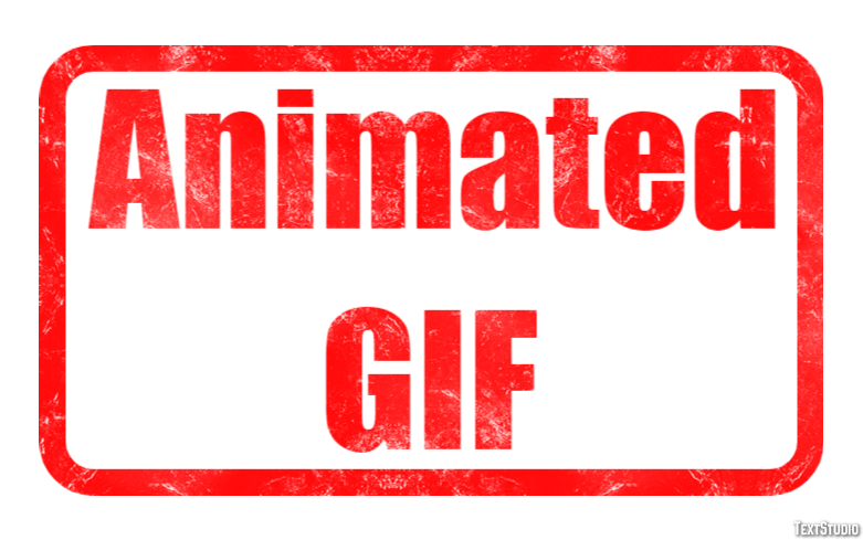 Animated GIF Text Effect
