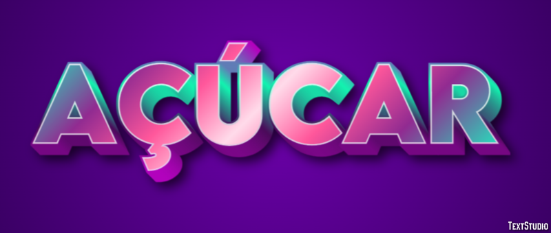 Açúcar Effetto testo