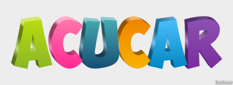 Açúcar テキスト効果