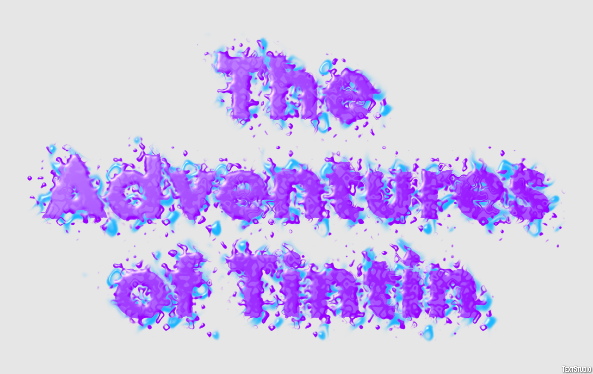 The Adventures of Tintin Texteffekt