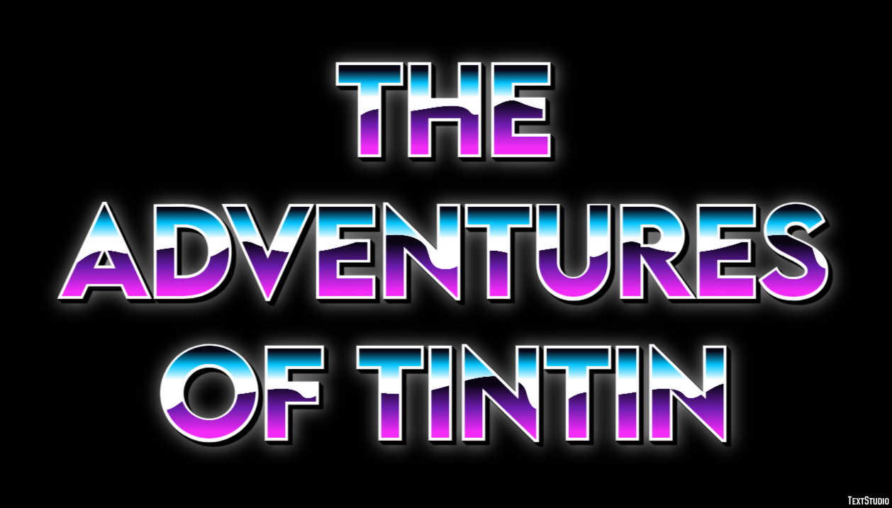 The Adventures of Tintin Texteffekt