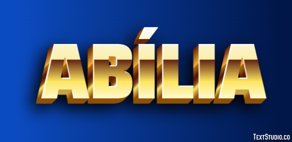 Abília Text Effect