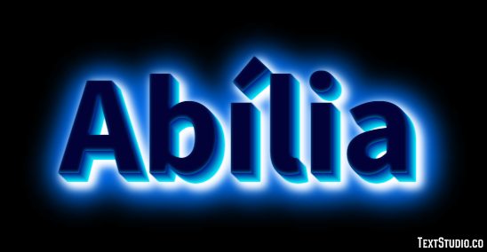 Abília テキスト効果