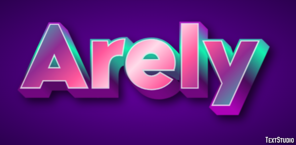 Arely Text effect
