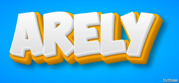 Arely Text effect