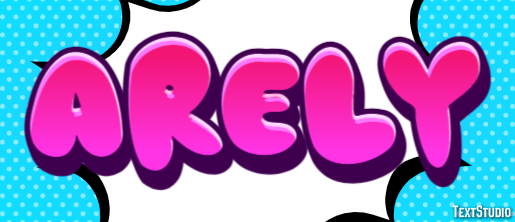Arely Text effect