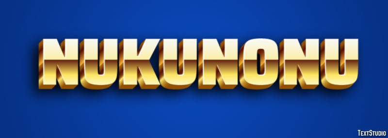 Nukunonu Tekst Effect