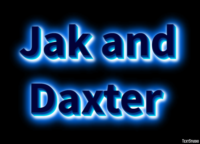 Jak and Daxter Текстовый эффект