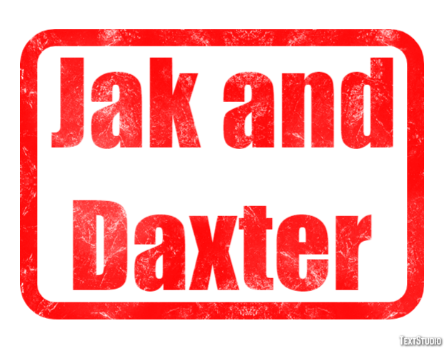 Jak and Daxter Текстовый эффект