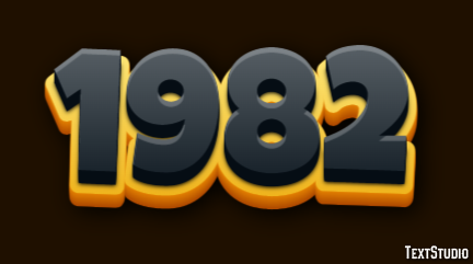 1982 Text Effect