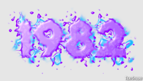 1982 Text Effect