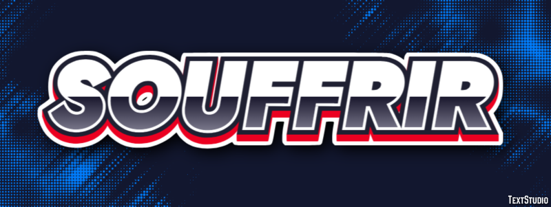 Souffrir Effet de Texte