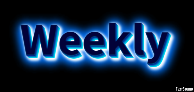 Weekly Text Effect