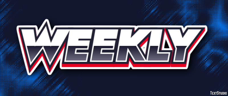 Weekly Text Effect