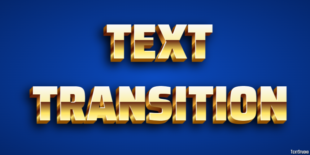 Text Transition Text Effect