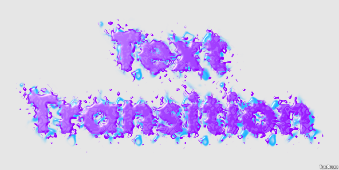 Text Transition Text Effect