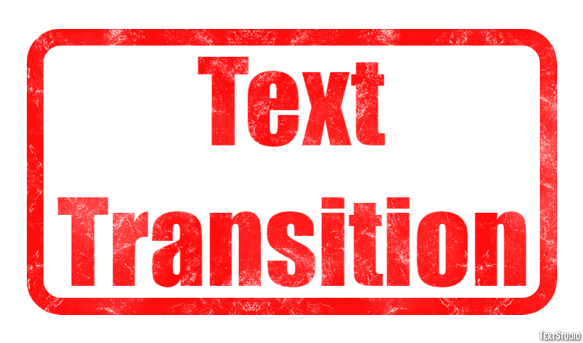 Text Transition Text Effect