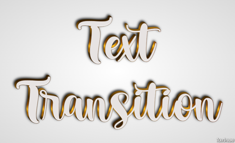 Text Transition Text Effect