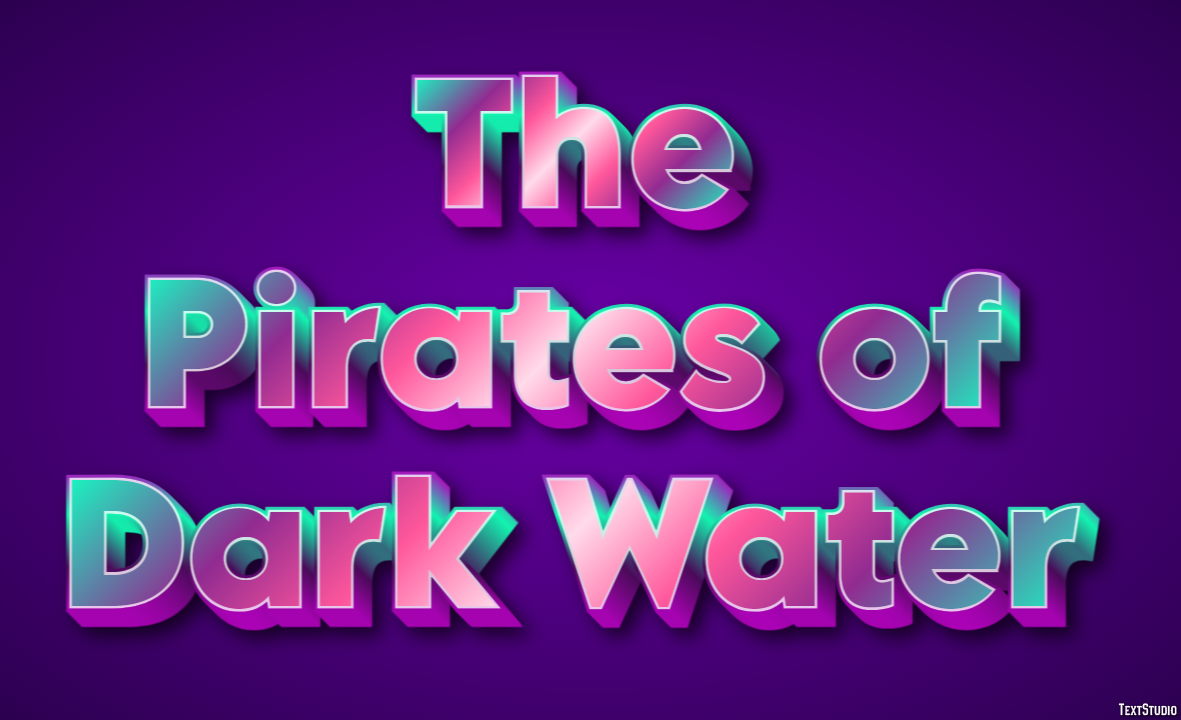 The Pirates of Dark Water Tekst Effect