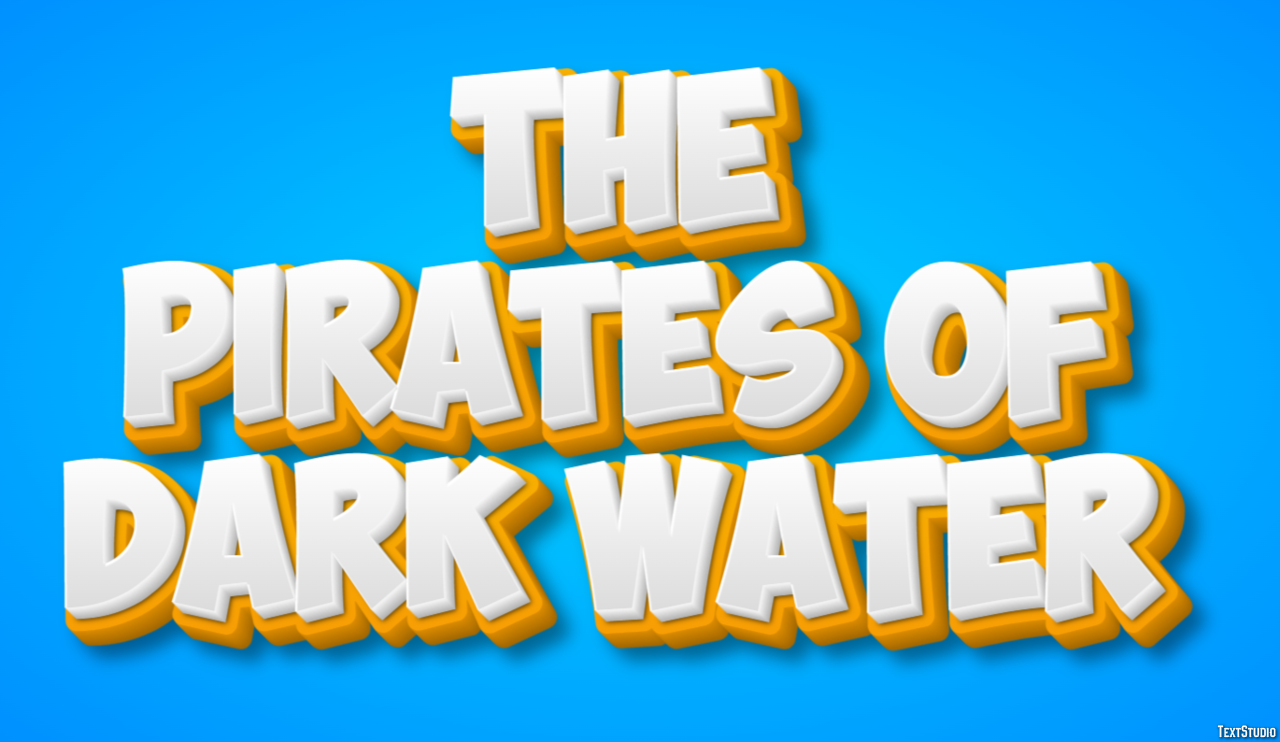 The Pirates of Dark Water Text effect