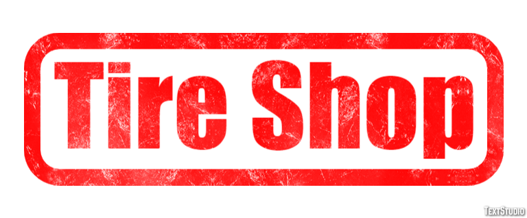 Tire Shop Efekt tekstowy