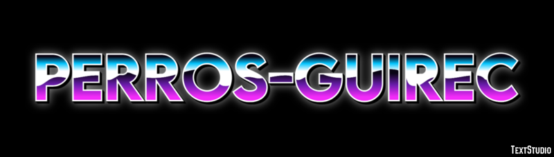 Perros-Guirec Texteffekt