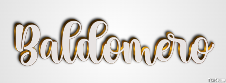 Baldomero Efecto de texto