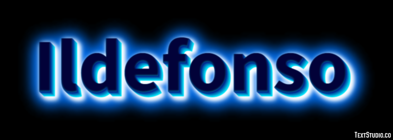 Ildefonso Texteffekt