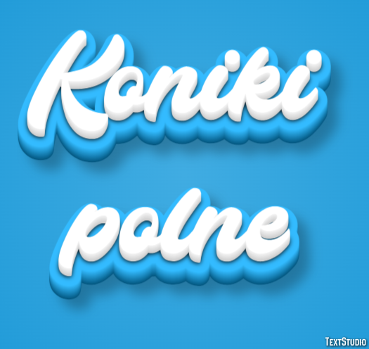 Koniki polne Efekt tekstowy