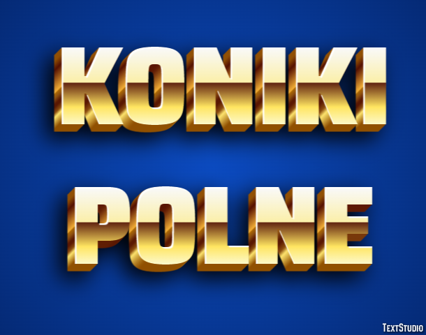 Koniki polne Efekt tekstowy