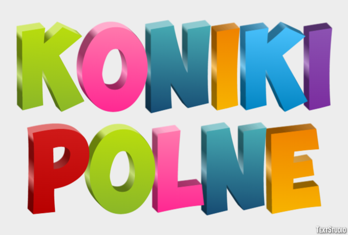Koniki polne Efekt tekstowy