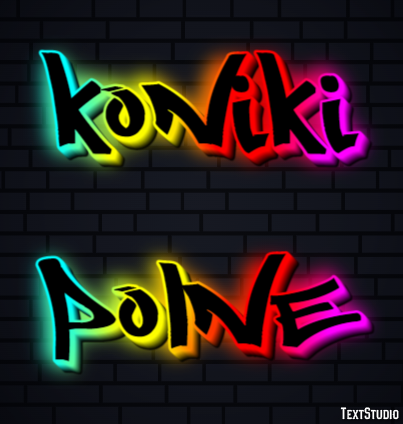 Koniki polne Efekt tekstowy