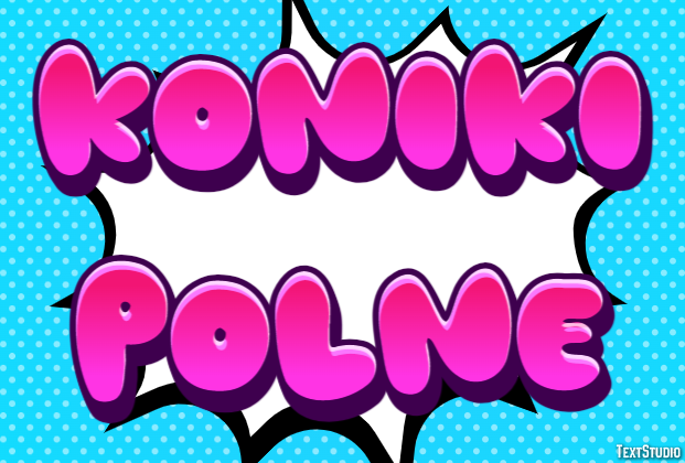 Koniki polne Efekt tekstowy