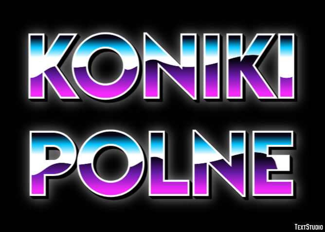 Koniki polne Efekt tekstowy