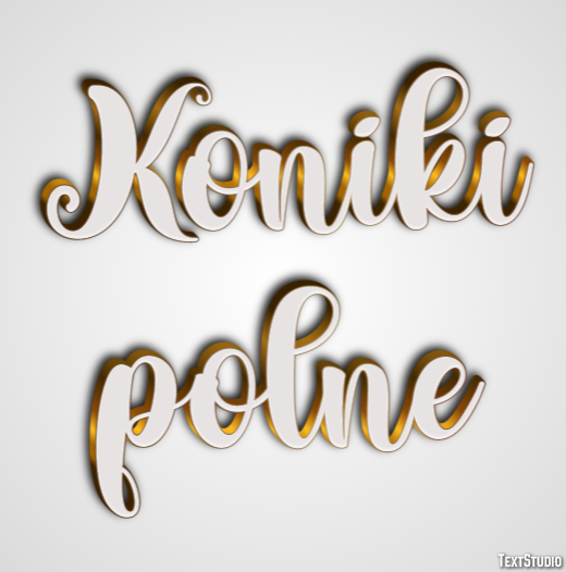 Koniki polne Efekt tekstowy