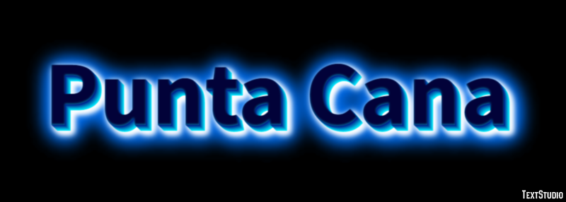 Punta Cana Efekt tekstowy