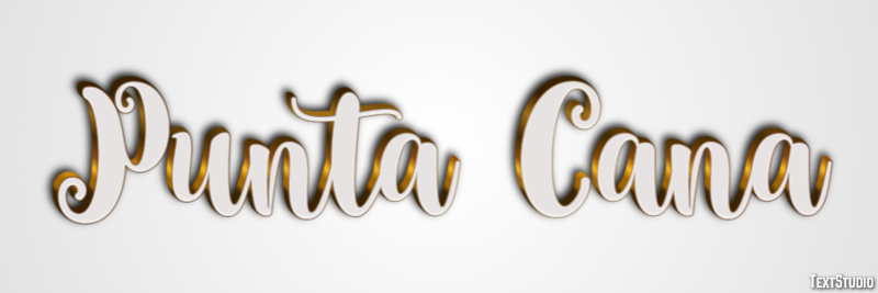 Punta Cana Text Effect