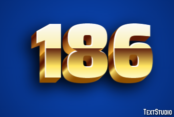 186 Efeito de texto