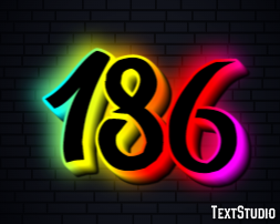 186 Efeito de texto