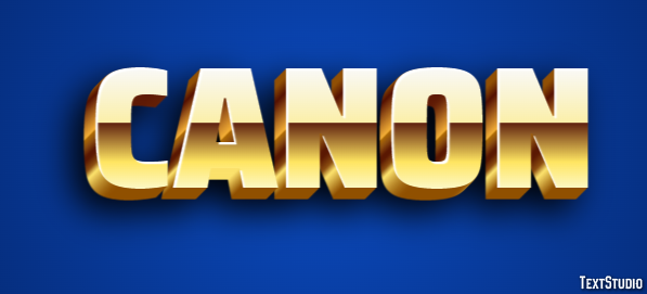 Canon Efecto de Texto