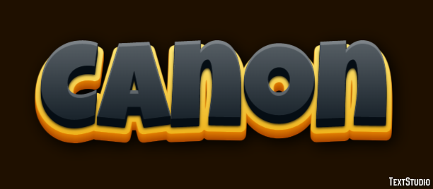 Canon Efecto de Texto