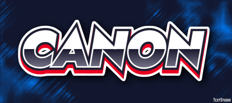 Canon Efecto de Texto