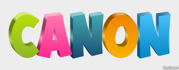 Canon Tekst Effect