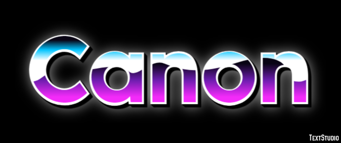 Canon Text effect
