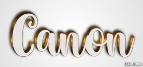 Canon Efecto de Texto