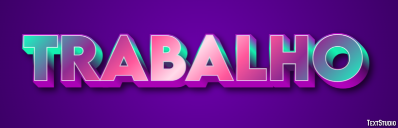 Trabalho Efeito do texto