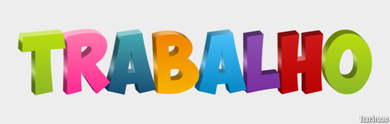 Trabalho Efeito do texto