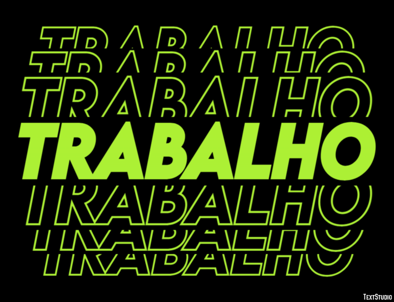 Trabalho Efeito do texto