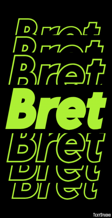 Bret Text Effect