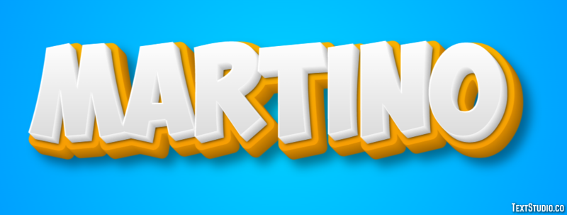 Martino Effetto testo